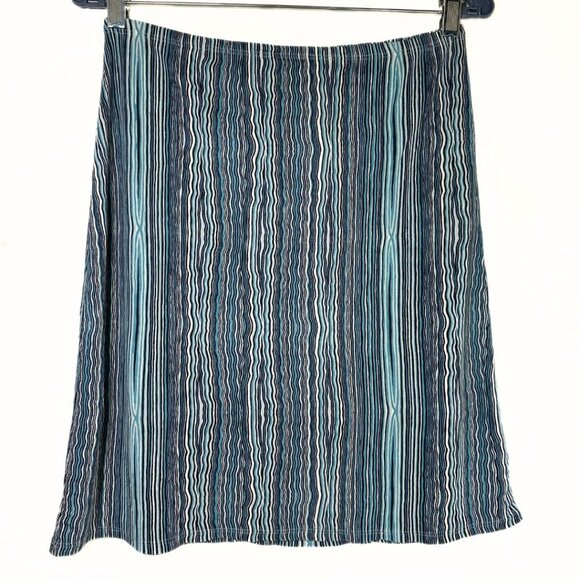 Free People Dresses & Skirts - Vintage Free People Skirt Size Medium Y2K Slinky Micro Stripe
